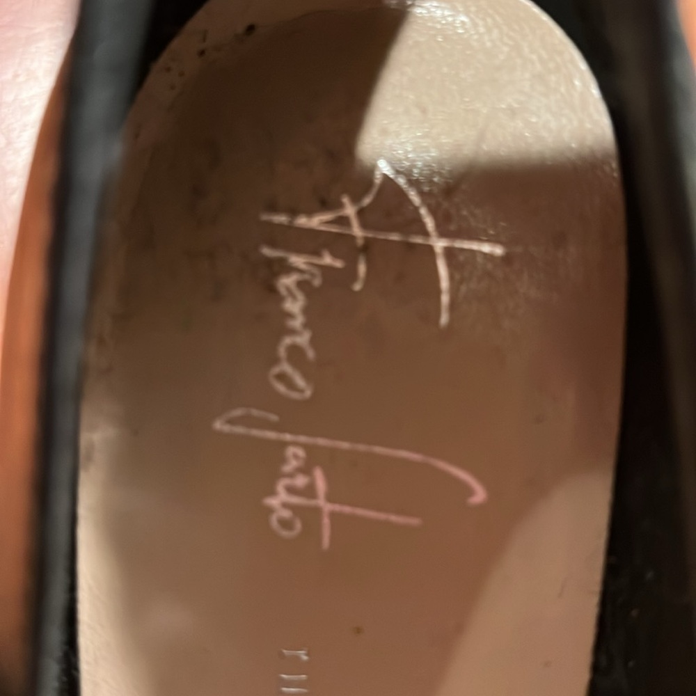 Franco Santo the artist collection Mary Jane style stacked heels - Picture 2 of 5